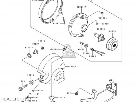 HEADLIGHT(S) - EL250D2 ELIMINATOR 1991 SWEDEN