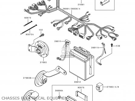 CHASSIS ELECTRICAL EQUIPMENT - EL250D4 ELIMINATOR 1993 UNITED KINGDOM GR