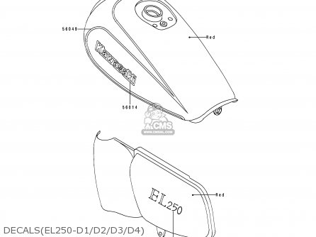 DECALS(EL250-D1/D2/D3/D4) - EL250D4 ELIMINATOR 1993 UNITED KINGDOM GR