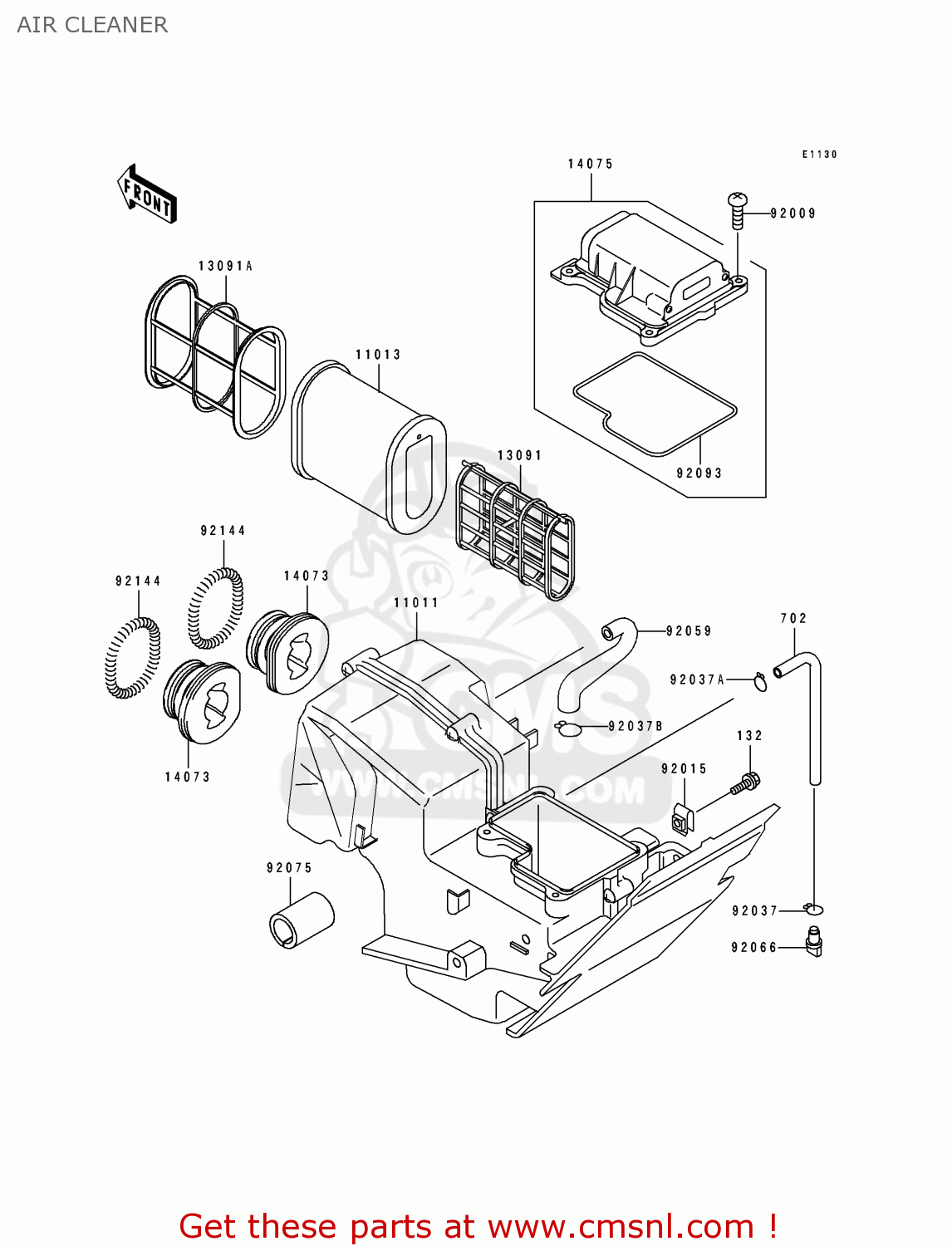 AIR CLEANER EL250D7 ELIMINATOR 1996 EUROPE GR