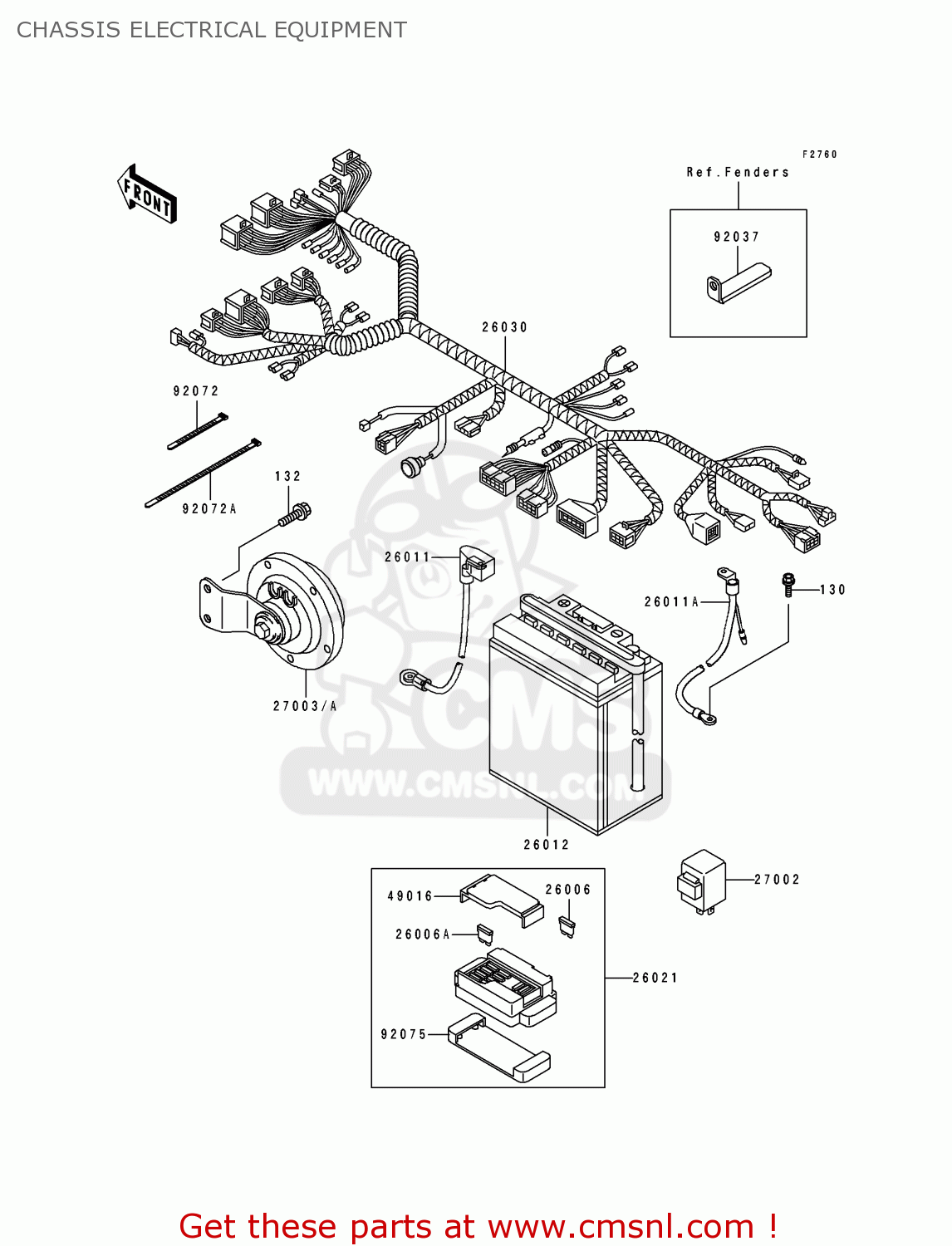 CHASSIS ELECTRICAL EQUIPMENT EL250D7 ELIMINATOR 1996 EUROPE GR