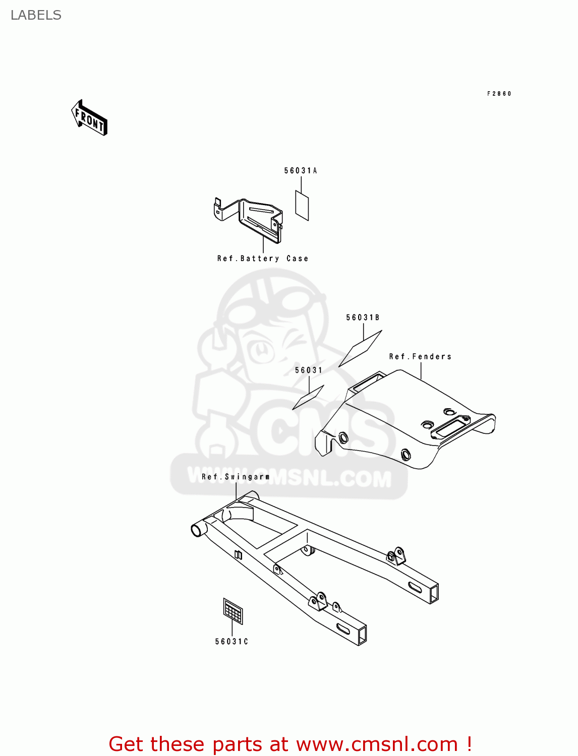 LABELS EL250D7 ELIMINATOR 1996 EUROPE GR