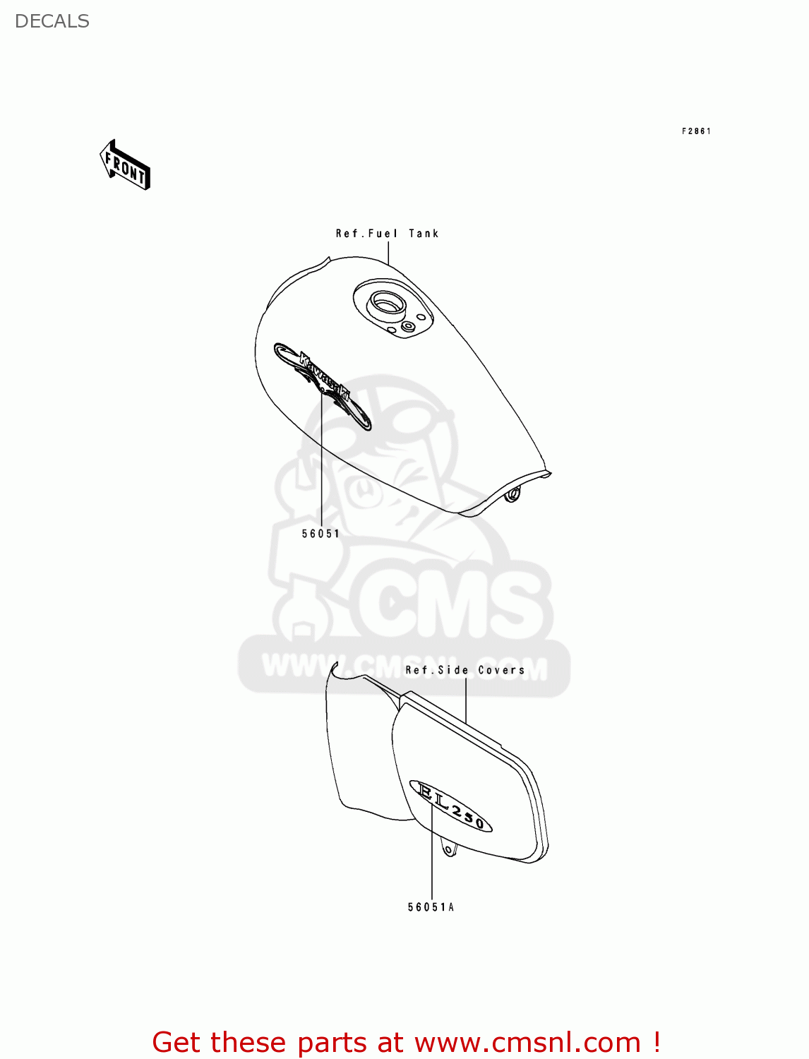DECALS EL250D7 ELIMINATOR 1996 EUROPE GR