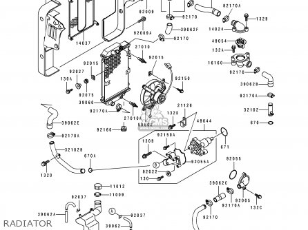 RADIATOR - EL250D7 ELIMINATOR 1996 EUROPE GR