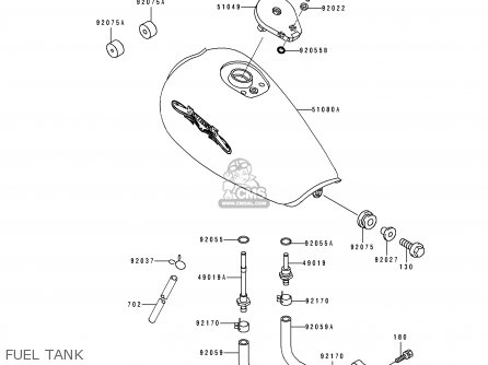 FUEL TANK - EL250D7 ELIMINATOR 1996 EUROPE GR