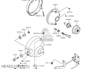 HEADLIGHT(S) - EL250D7 ELIMINATOR 1996 EUROPE GR