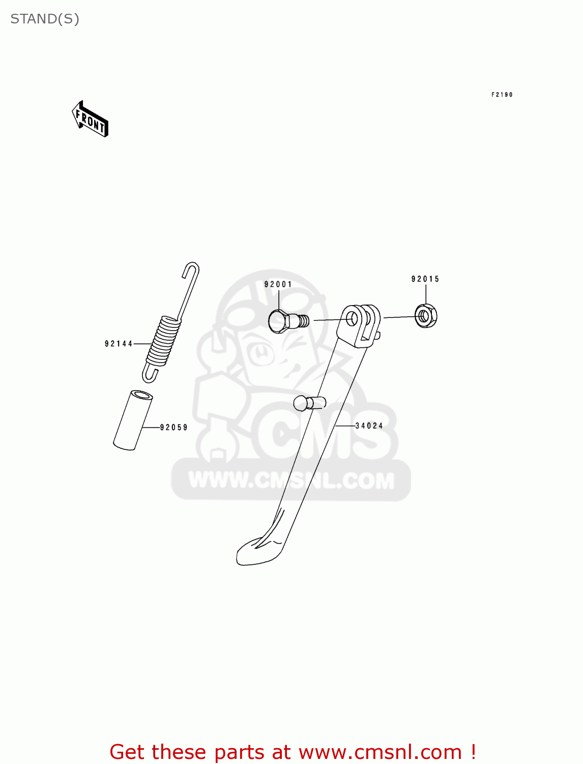 STAND(S) EL250E1 ELIMINATOR 1991 EUROPE FR IT