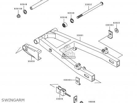 SWINGARM - EL250E1 ELIMINATOR 1991 EUROPE FR IT