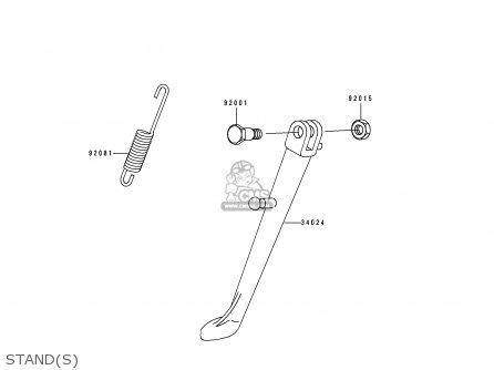 STAND(S) - EL250E1 ELIMINATOR 1991 USA CALIFORNIA CANADA