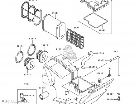 AIR CLEANER - EL250E2 ELIMINATOR 1992 CANADA
