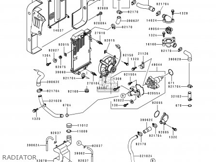 RADIATOR - EL250E2 ELIMINATOR 1992 CANADA