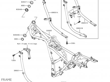 FRAME - EL250E2 ELIMINATOR 1992 CANADA