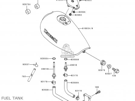 FUEL TANK - EL250E2 ELIMINATOR 1992 CANADA