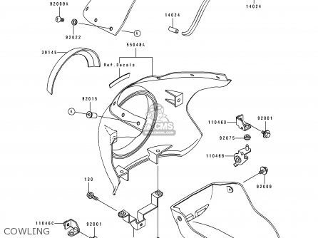 COWLING - EL250E2 ELIMINATOR 1992 CANADA