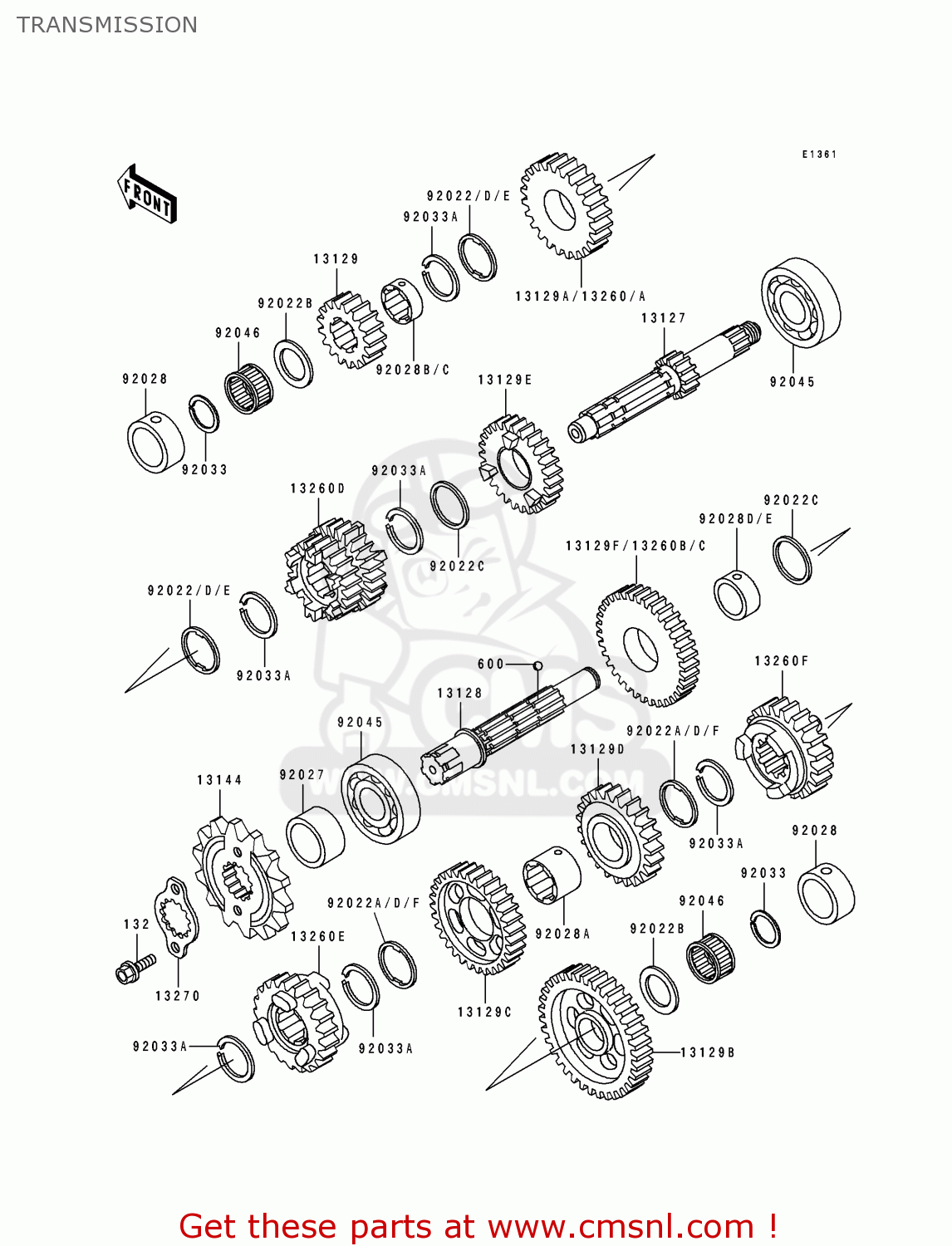 TRANSMISSION EL250E2 ELIMINATOR 1992 EUROPE FR FG IT