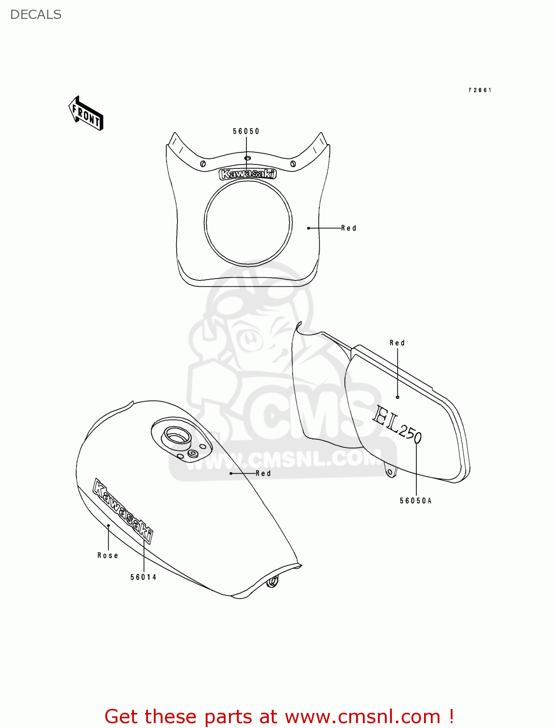 DECALS EL250E2 ELIMINATOR 1992 EUROPE FR FG IT