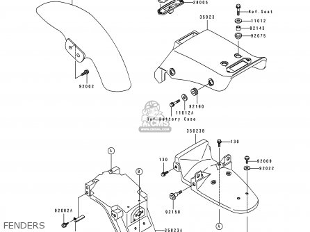 FENDERS - EL250E2 ELIMINATOR 1992 EUROPE FR FG IT