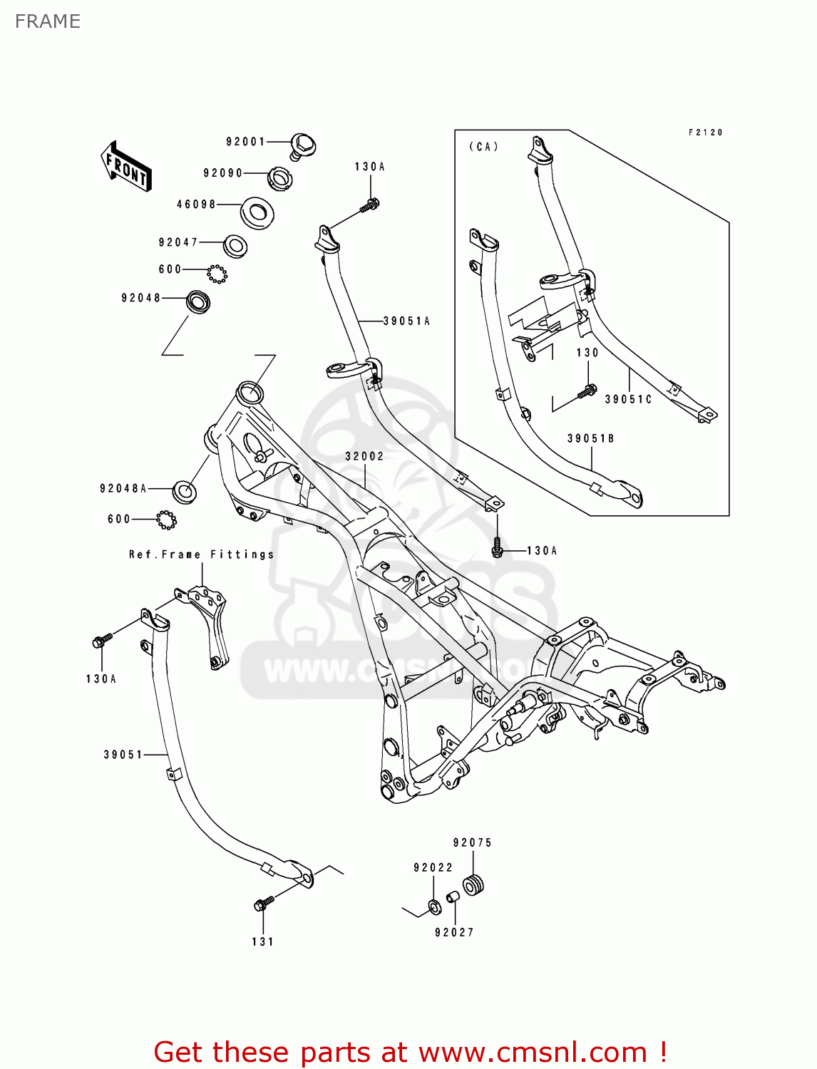 FRAME EL250E3 ELIMINATOR 1993 CANADA