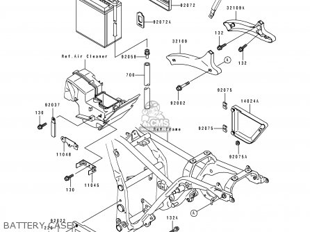 BATTERY CASE - EL250E3 ELIMINATOR 1993 CANADA