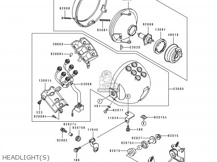 HEADLIGHT(S) - EL250E3 ELIMINATOR 1993 CANADA
