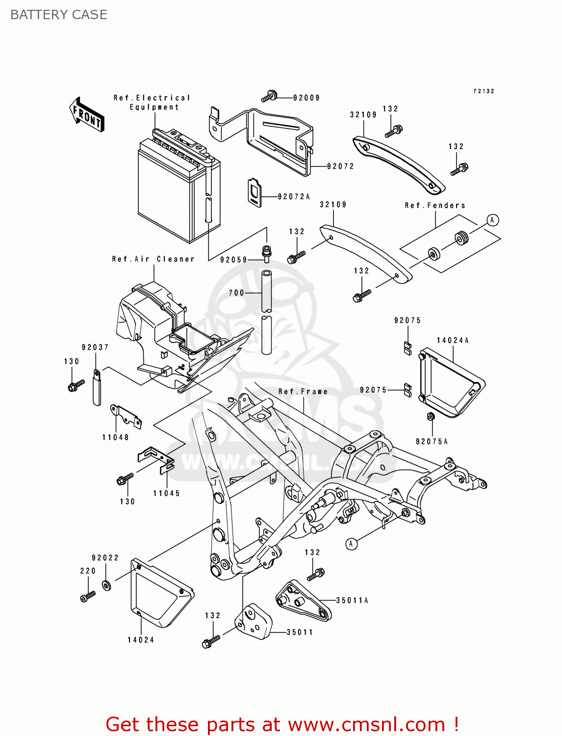 BATTERY CASE EL250E3 ELIMINATOR 1993 NETHERLANDS FG