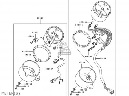 METER(S) - EL250E3 ELIMINATOR 1993 NETHERLANDS FG