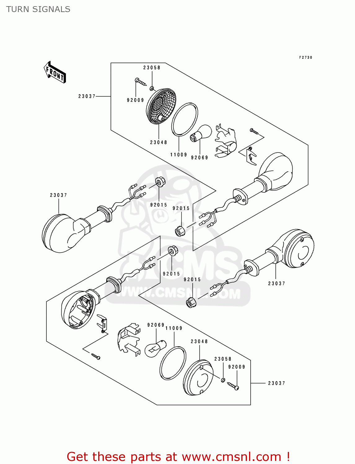 TURN SIGNALS EL250E4 ELIMINATOR 1994 CANADA