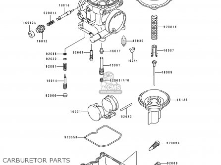 CARBURETOR PARTS - EL250E4 ELIMINATOR 1994 CANADA