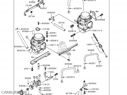 CARBURETOR - EL250F3 ELIMINATOR 1997 NETHERLANDS AR