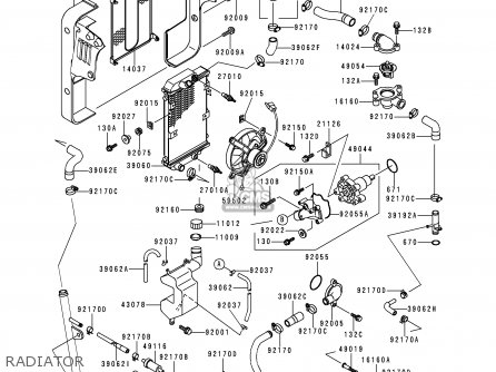 RADIATOR - EL250F3 ELIMINATOR 1997 NETHERLANDS AR