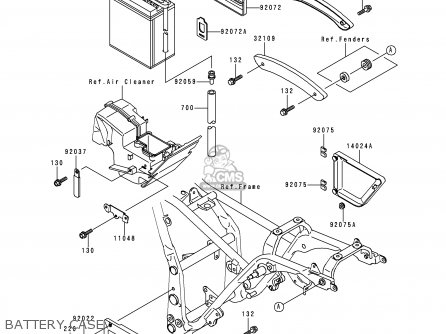 BATTERY CASE - EL250F3 ELIMINATOR 1997 NETHERLANDS AR