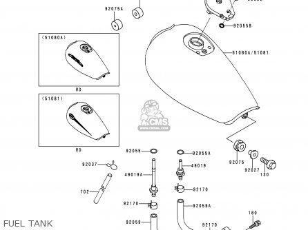 FUEL TANK - EL250F3 ELIMINATOR 1997 NETHERLANDS AR