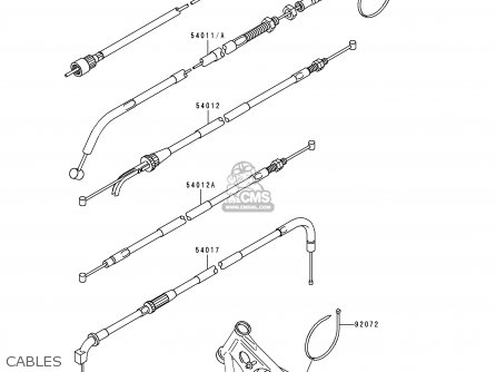 CABLES - EL250F3 ELIMINATOR 1997 NETHERLANDS AR