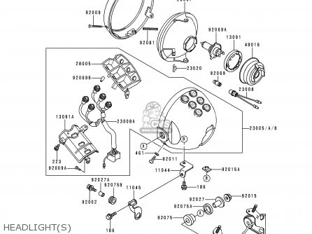 HEADLIGHT(S) - EL250F3 ELIMINATOR 1997 NETHERLANDS AR