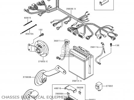 CHASSIS ELECTRICAL EQUIPMENT - EL250F3 ELIMINATOR 1997 NETHERLANDS AR