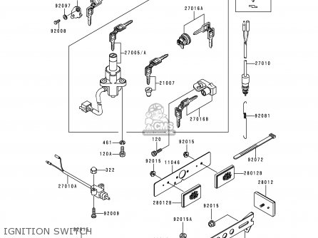 IGNITION SWITCH - EL250F3 ELIMINATOR 1997 NETHERLANDS AR
