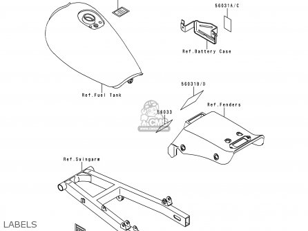 LABELS - EL250F3 ELIMINATOR 1997 NETHERLANDS AR