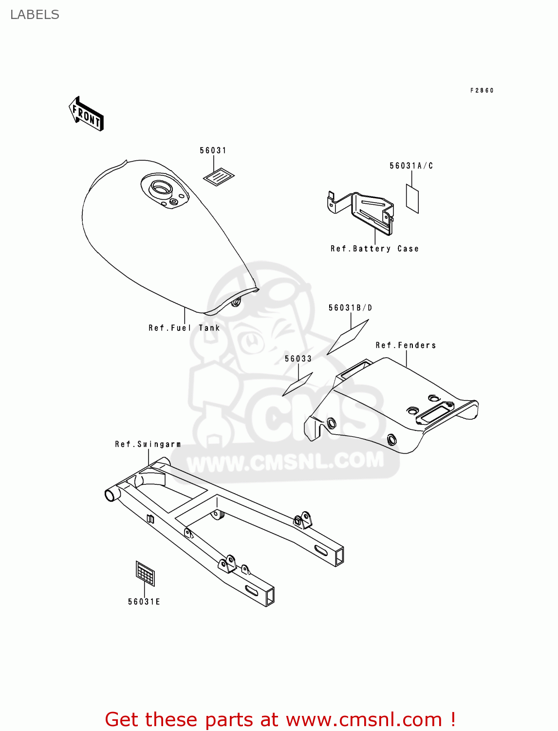 LABELS EL250F4 ELIMINATOR 1999 NETHERLANDS FG IT NR