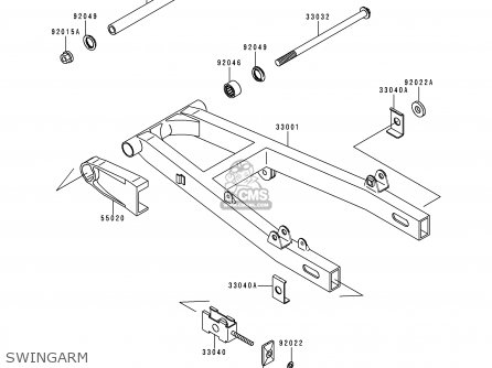 SWINGARM - EL250F4 ELIMINATOR 1999 NETHERLANDS FG IT NR