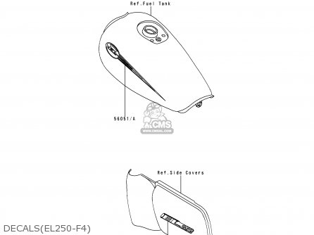 DECALS(EL250-F4) - EL250F4 ELIMINATOR 1999 NETHERLANDS FG IT NR