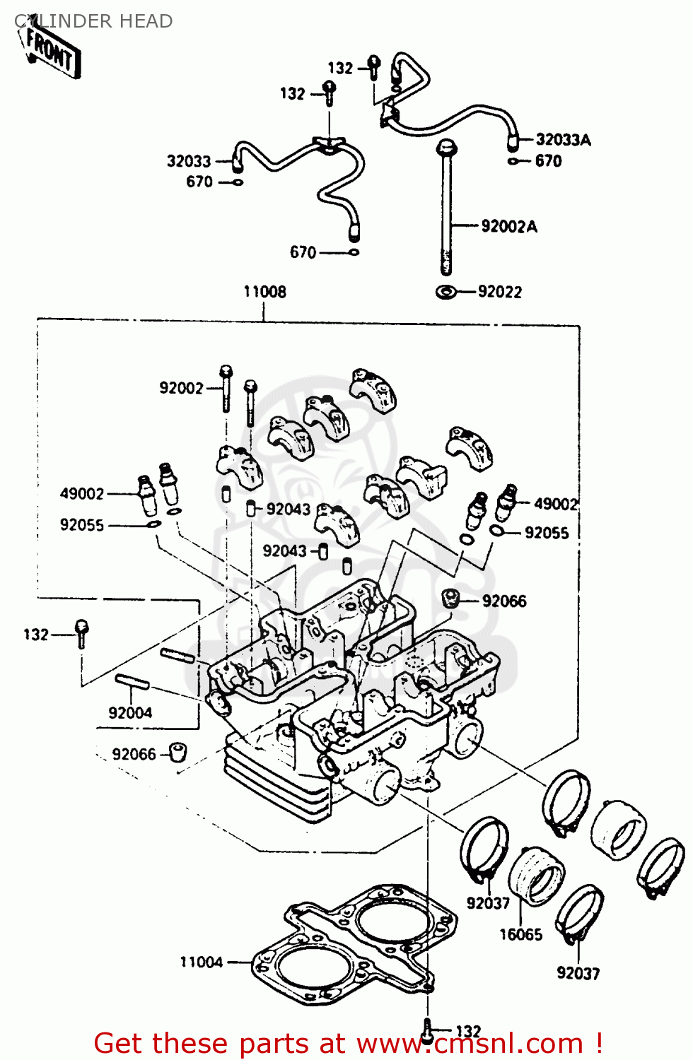 CYLINDER HEAD EN400A2 VULCAN 1986 CANADA / LIQUID COOLED
