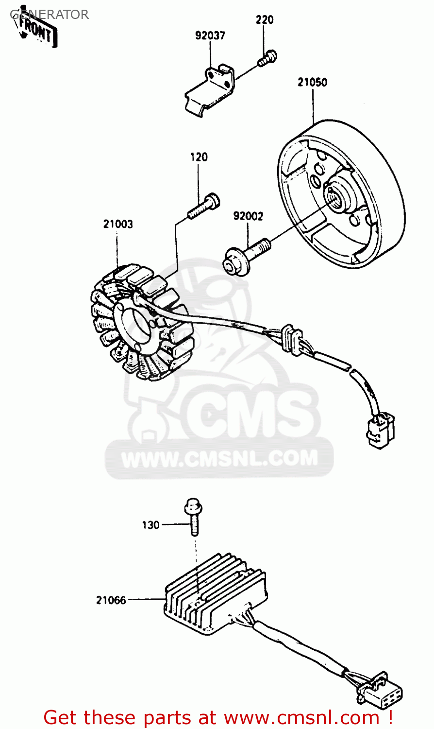 GENERATOR EN400A2 VULCAN 1986 CANADA / LIQUID COOLED