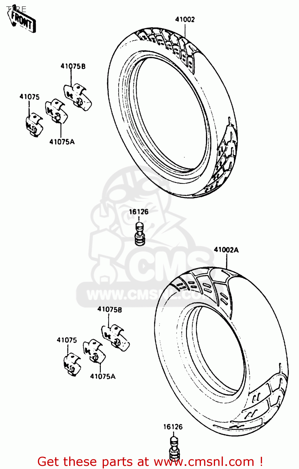 TIRE EN400A2 VULCAN 1986 CANADA / LIQUID COOLED