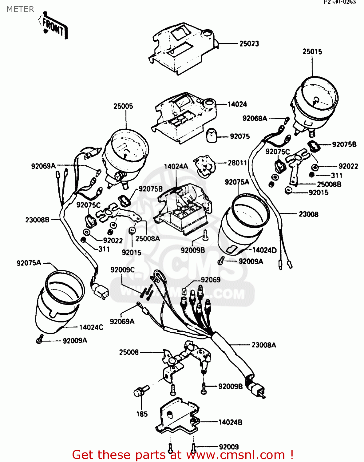 METER EN400A2 VULCAN 1986 CANADA / LIQUID COOLED