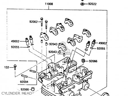 CYLINDER HEAD - EN400A2 VULCAN 1986 CANADA / LIQUID COOLED