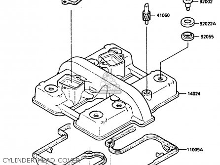 CYLINDER HEAD COVER - EN400A2 VULCAN 1986 CANADA / LIQUID COOLED