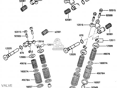 VALVE - EN400A2 VULCAN 1986 CANADA / LIQUID COOLED