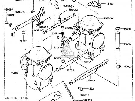 CARBURETOR - EN400A2 VULCAN 1986 CANADA / LIQUID COOLED
