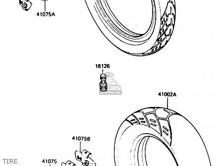 TIRE - EN400A2 VULCAN 1986 CANADA / LIQUID COOLED