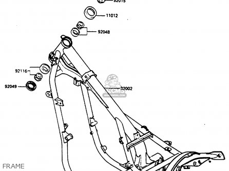 FRAME - EN400A2 VULCAN 1986 CANADA / LIQUID COOLED